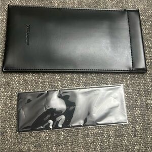Saint Laurent Sunglasses Soft  Leather Case Black with Cleaning Cloth
